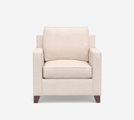 Cameron Square Arm Upholstered Armchair, Arm Chairs Upholstered