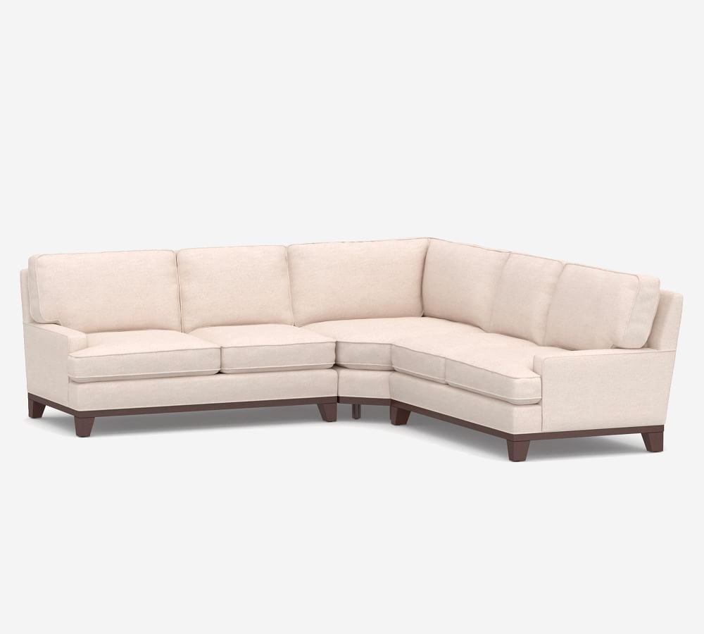 Seabury Upholstered 3 Piece L Sectional With Wedge Pottery Barn Seabury Upholstered 3 Piece L Sectional With Wedge Pottery Barn