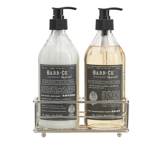 Barr Co Reserve Soap Lotion Caddy Set Pottery Barn