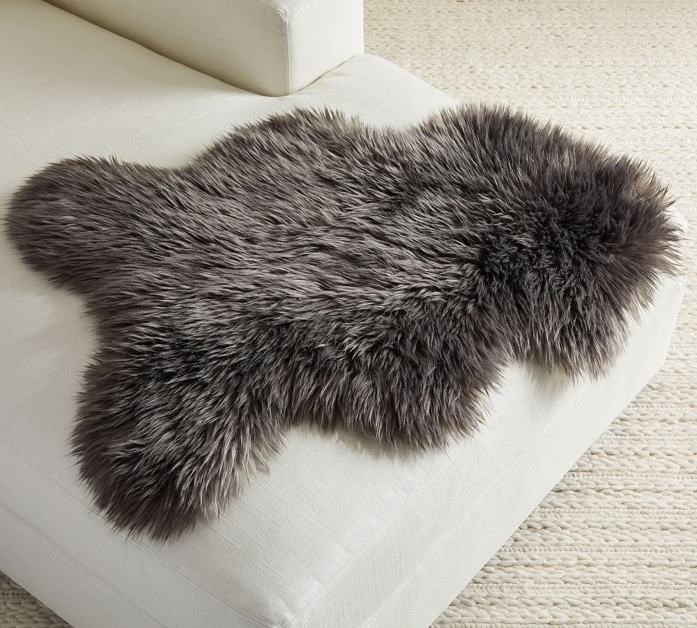 Faux Real Fur Hide Pottery Barn