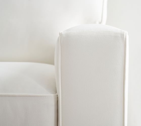 Pb Comfort Square Arm Upholstered Twin Sleeper Sofa With Memory Foam Mattress Pottery Barn