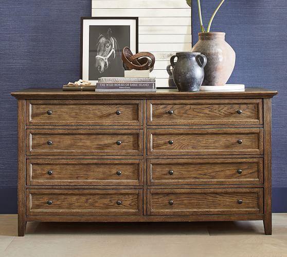 Hudson 8 Drawer Wide Dresser Pottery Barn