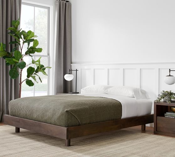 Cayman Platform Bed Pottery Barn, Pottery Barn Bed Frames Queen