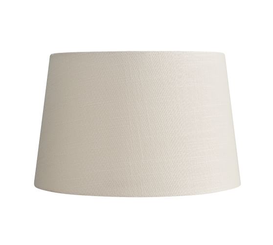 pottery barn white lamp shade