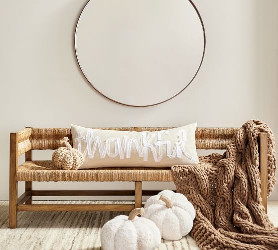 Malibu Woven Bench | Bedroom Bench | Pottery Barn