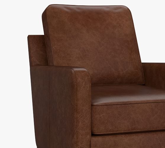 curved armchair