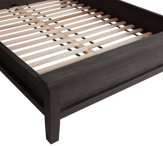 Farmhouse Bed Wooden Beds Pottery Barn, How To Change Queen Bed Frame King