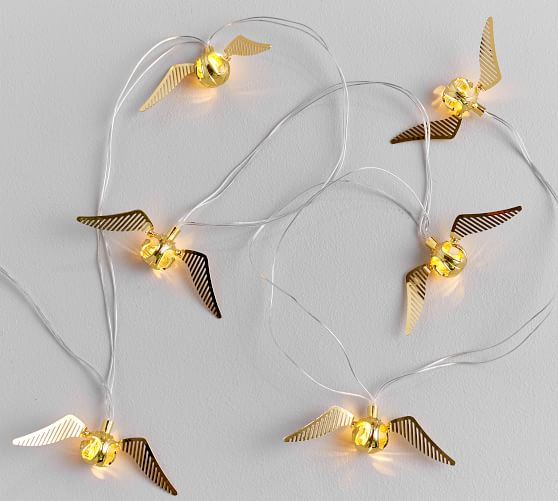 Harry Potter Golden Snitch String Lights Pottery Barn