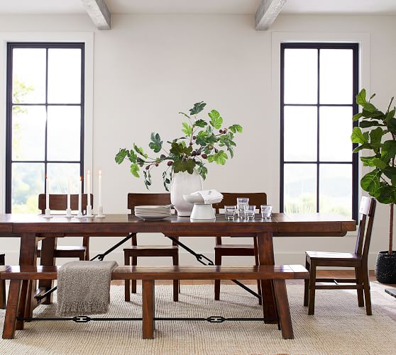 Benchwright Extending Dining Table, Extension Dining Room Tables