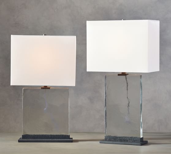 Kellen Glass Table Lamp Pottery Barn Kellen Glass Table Lamp Pottery Barn, Square Glass Table Lamp Base