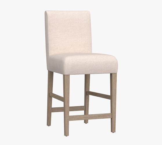 Oliver Upholstered Bar Stool Pottery Barn, How High Bar Stools For Counter