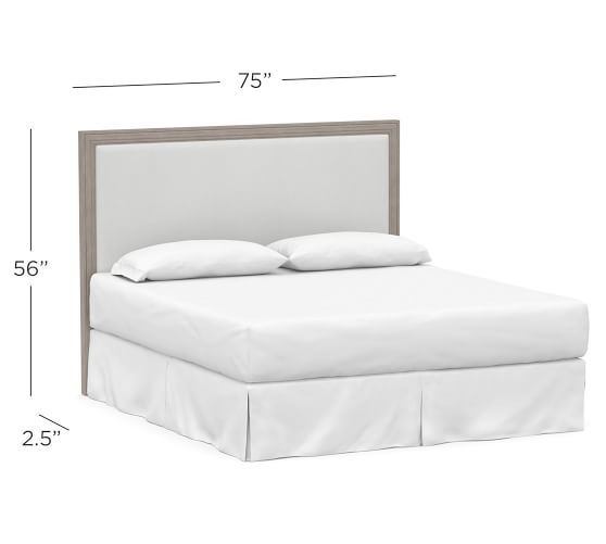Montgomery Upholstered Headboard, White Upholstered Bed Frame