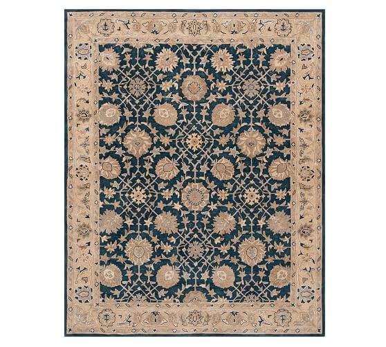 Blue Multi Madeline Persian Rug, Rugs At Pottery Barn