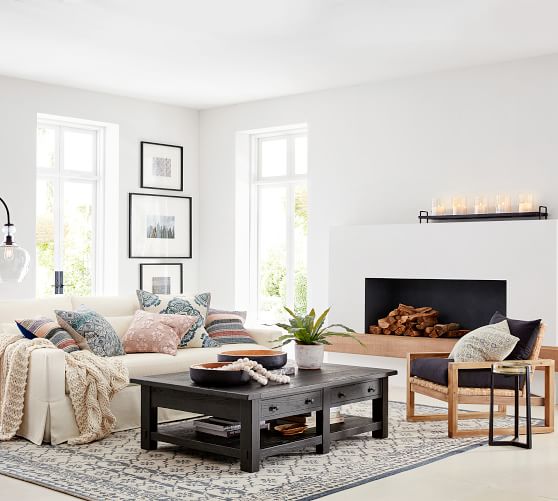 pottery barn living room chairs