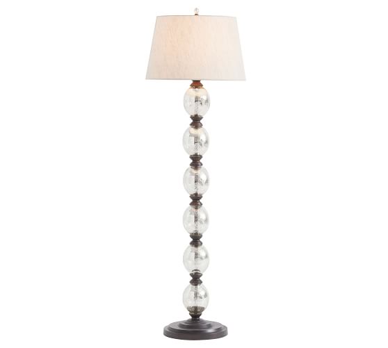 pottery barn mercury glass floor lamp