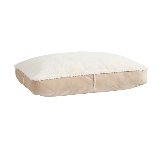 shearling dog bed