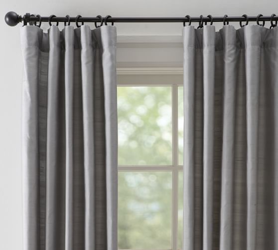 Dupioni Silk Blackout Curtain Pottery Barn Dupioni Silk Blackout Curtain Pottery, Silk Dupioni Curtains Pottery Barn
