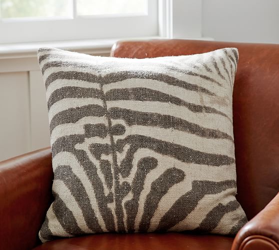 zebra pillow cover