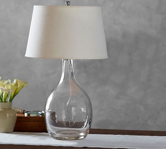 Grant Glass Table Lamp Pottery Barn, Pottery Barn Glass Table Lamp