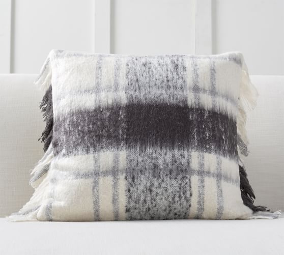 mohair cushion cover