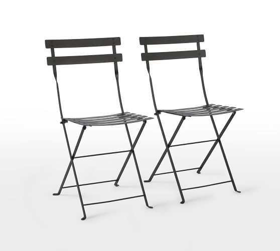 steel bistro chairs