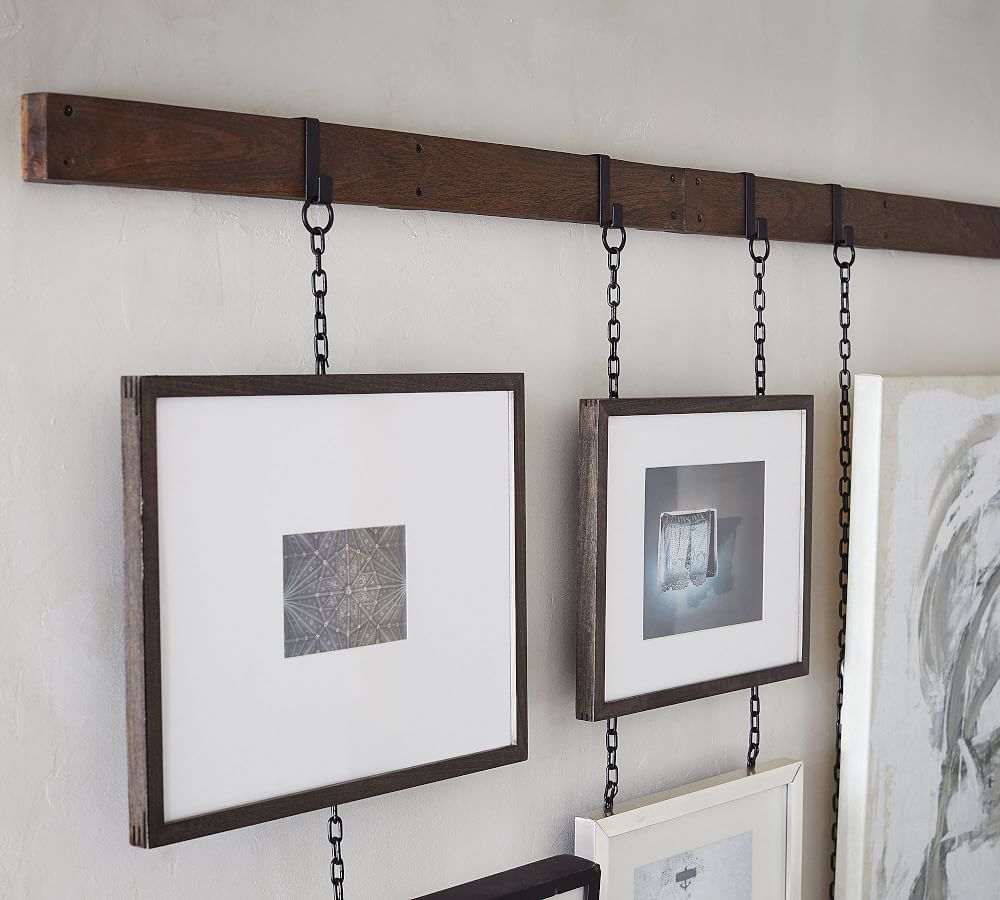 Hanging Picture Frame Rail Bronze Pottery Barn