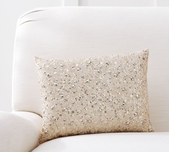 beaded decorative pillows