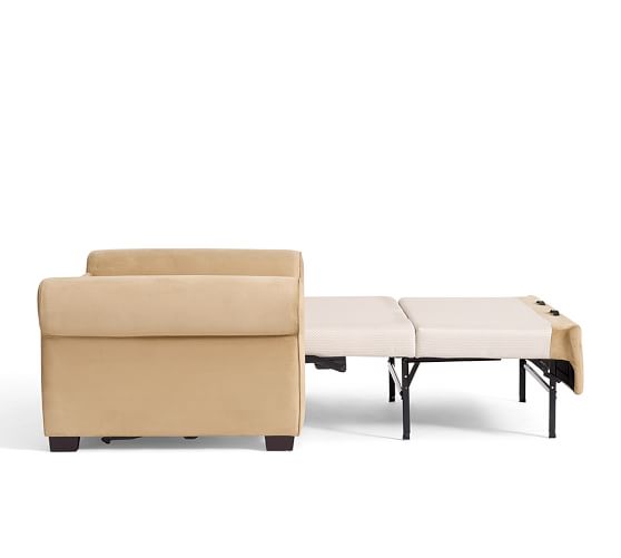Pearce Roll Arm Upholstered Deluxe, West Elm Henry Deluxe Sleeper Sofa Review