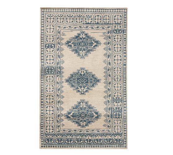 Knotted Rug Jaareh Hand Patterned Rugs, Rugs At Pottery Barn