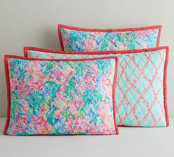 lilly pulitzer euro sham
