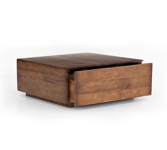 Parkview 36 Reclaimed Wood Coffee, Parkview Reclaimed Wood Coffee Table With Drawer 36 L