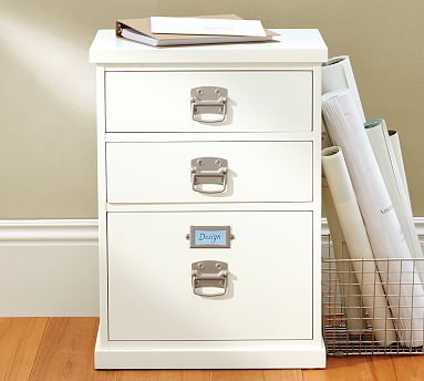 Bedford 3 Drawer Filing Cabinet, 3 Drawer Lateral File Cabinet Wood