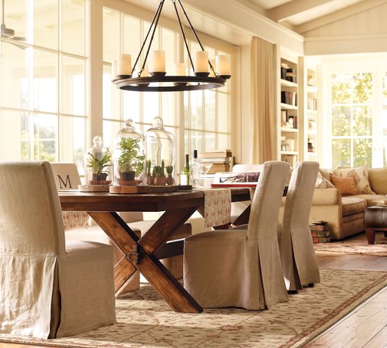 pottery barn dining light