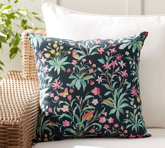 outdoor floral pillows
