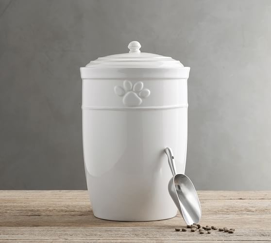 ceramic dog food storage