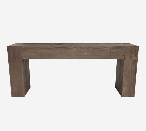 Raymond 72 Reclaimed Wood Console, Distressed Oak Console Table