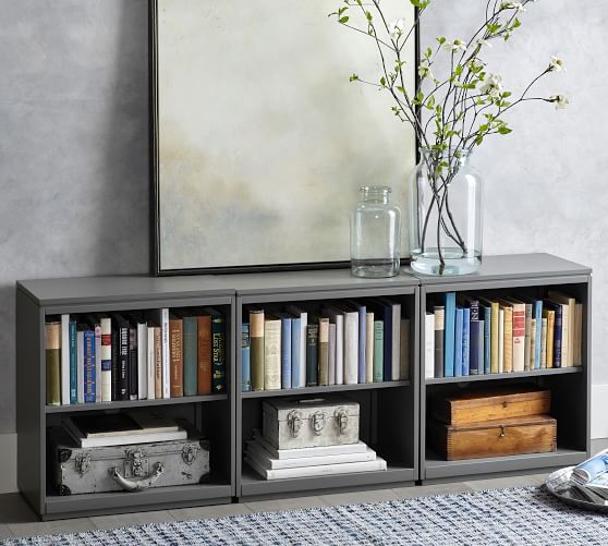 Low Bookcase Pottery Barn, Bookcase Or Shelves