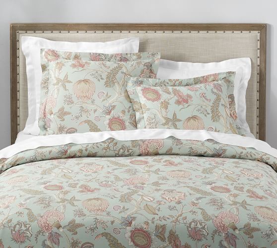 Cosette Palampore Patterned Duvet Cover, Pottery Barn Queen Duvet Cover