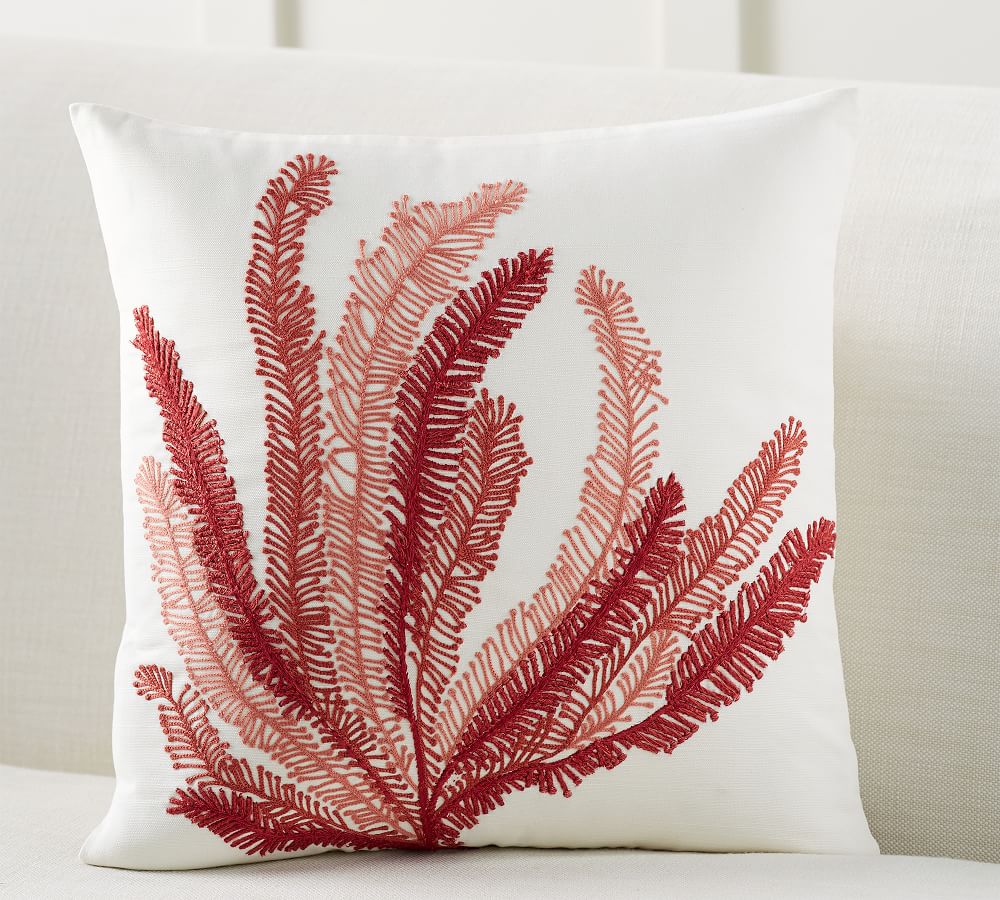 coral pillow covers