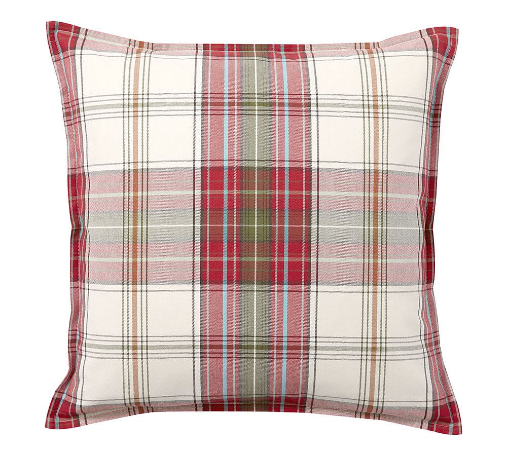 Cambridge Plaid Decorative Pillow Cover | Pottery Barn