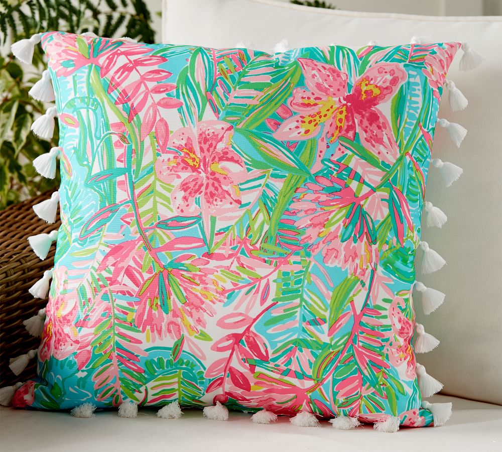 Lilly pulitzer best sale flamingo pillow