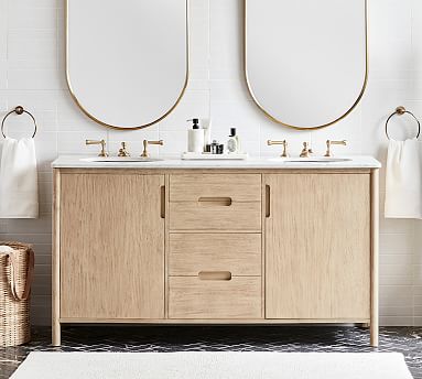 Manzanita 60 Double Sink Vanity, 60 Bathroom Vanity Double Sink