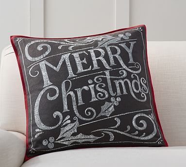 gray christmas pillows