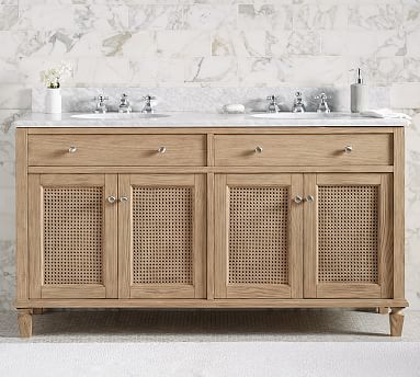 Sausalito 60 Double Sink Bath Vanity, 60 Double Sink Bathroom Vanity Wood