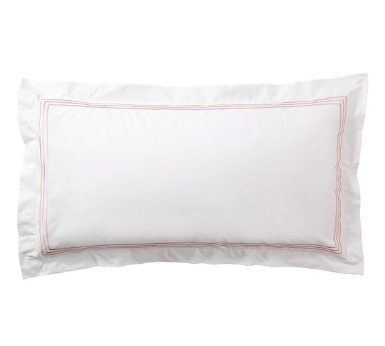 white pillow sham