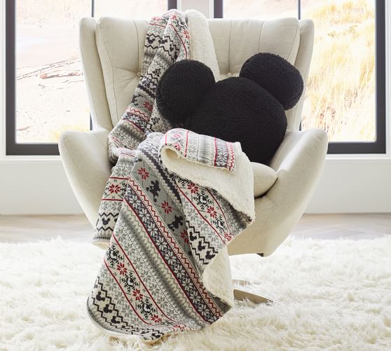mickey mouse shaped pillow