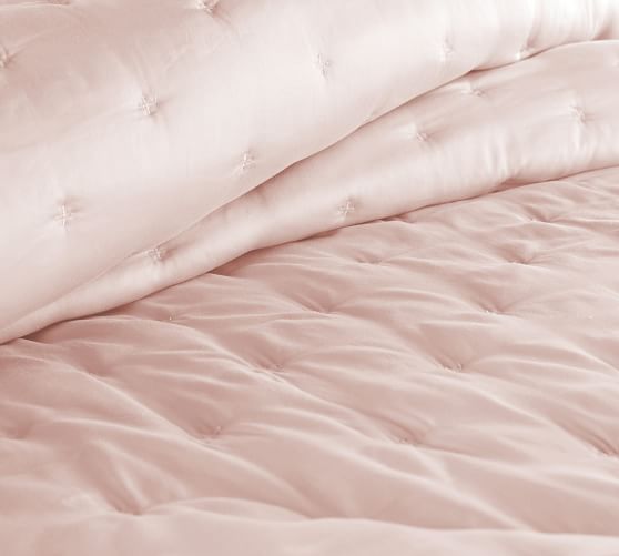 pottery barn pink bedding