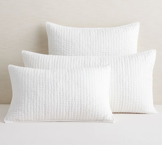 euro pillow shams pottery barn