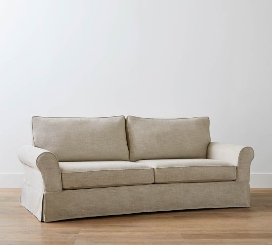 PB Comfort Roll Arm Slipcovered Sofa | Pottery Barn