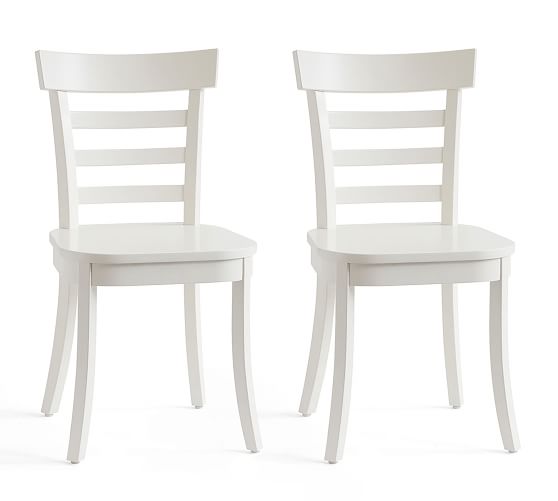 White Wood Kitchen Dining Chairs, White And Wood Dining Room Chairs